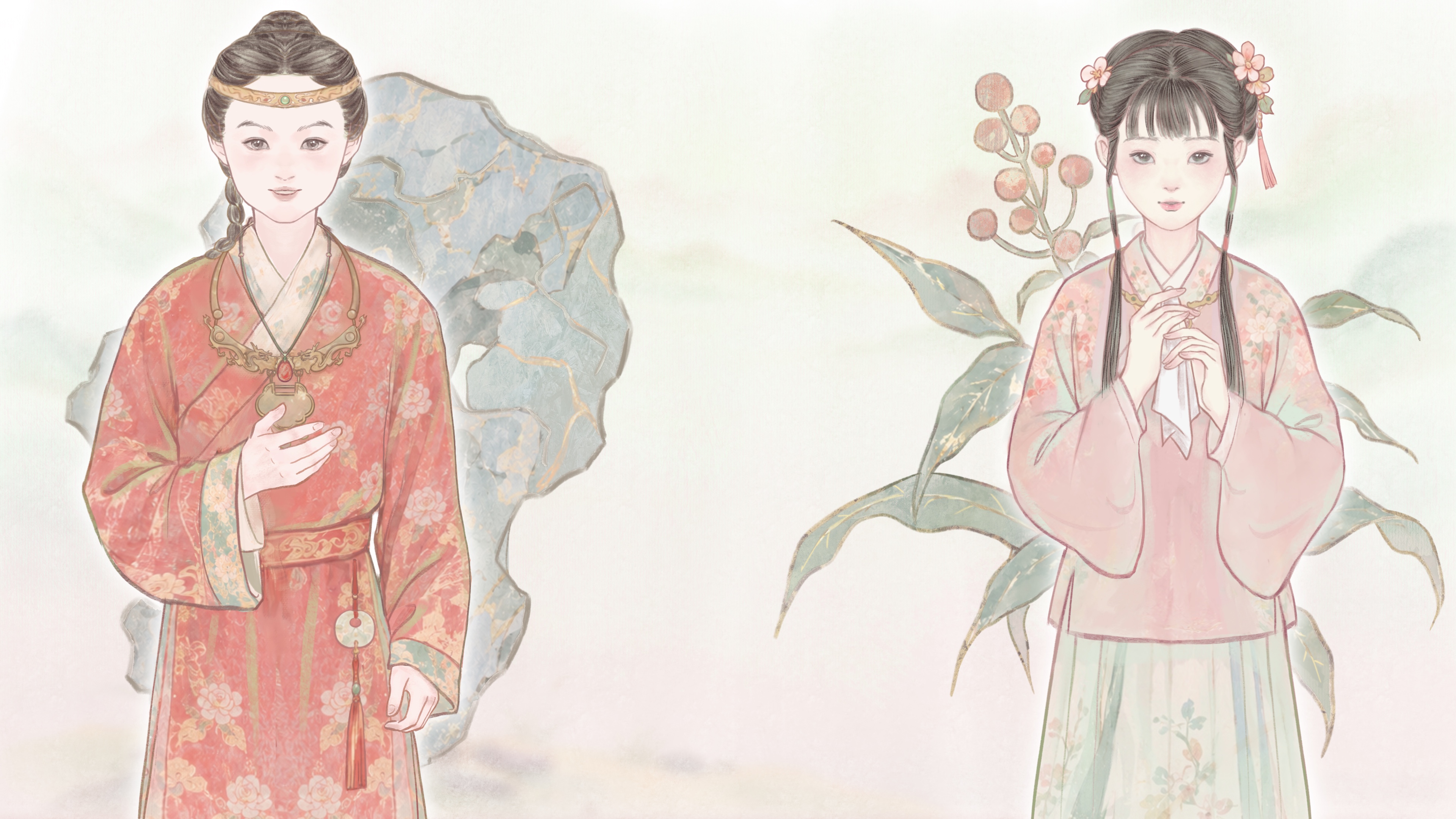 宝玉与黛玉初见